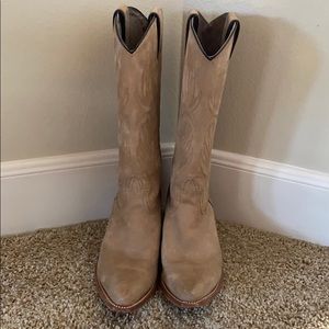 Steve Madden Lonestar Boots Tan 8.5M